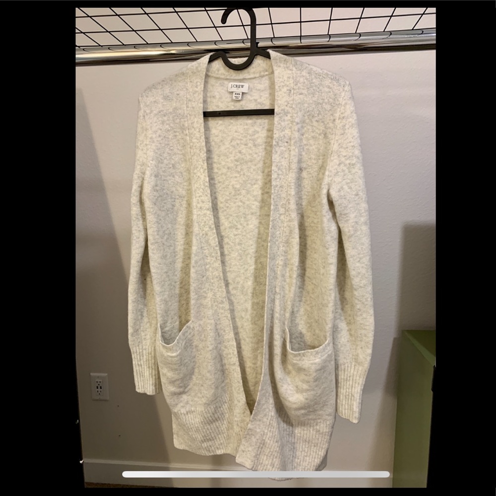 J. Crew Long, Open Front Cardigan